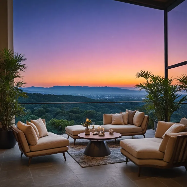Elevate your stay: luxury hotel rooms with private terraces and panoramic views