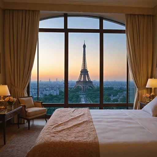 Paris hotels offering unforgettable Eiffel Tower views for a luxurious stay