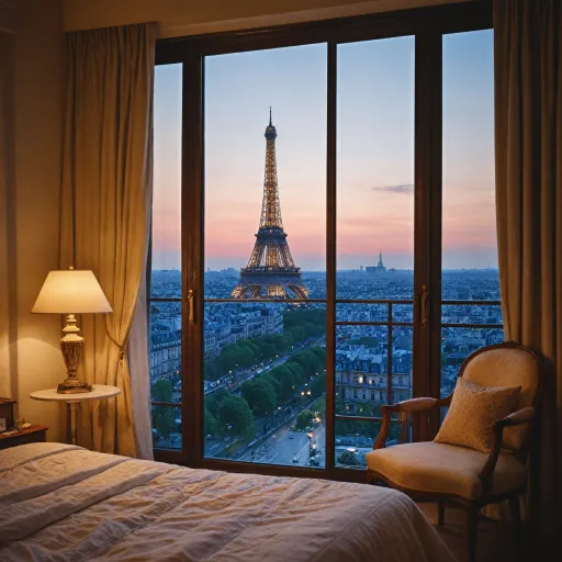 Experience the best hotels in Paris with breathtaking Eiffel Tower views