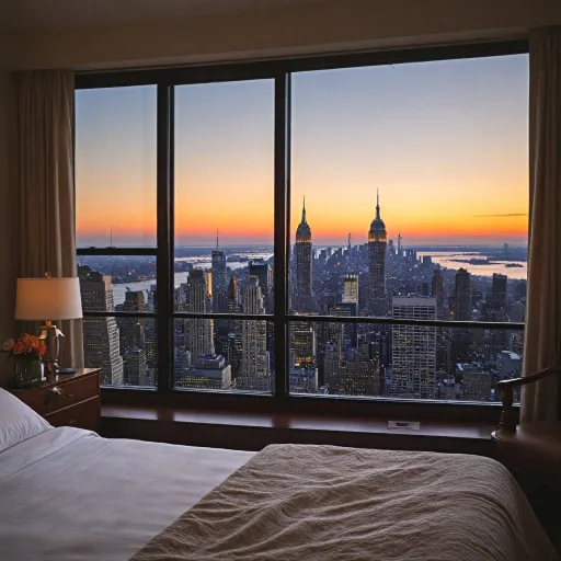 Experience the finest hotels in NYC with a view: skyline, rivers, and iconic landmarks