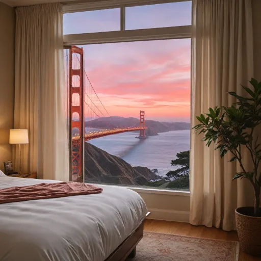 How to choose a hotel room with view of Golden Gate Bridge for an unforgettable San Francisco stay