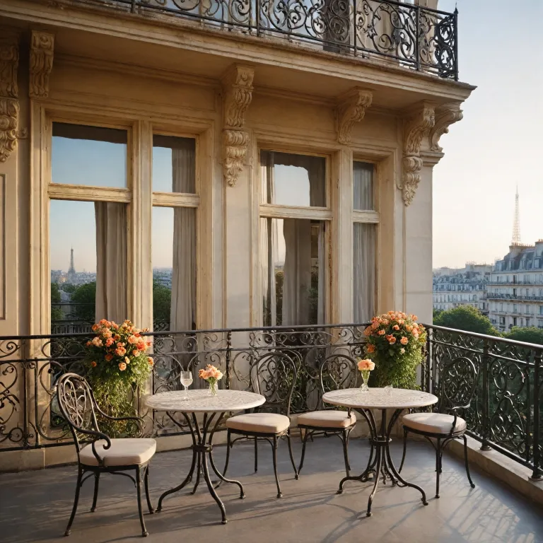 Elegant hotels in Paris with Eiffel Tower views and private balconies