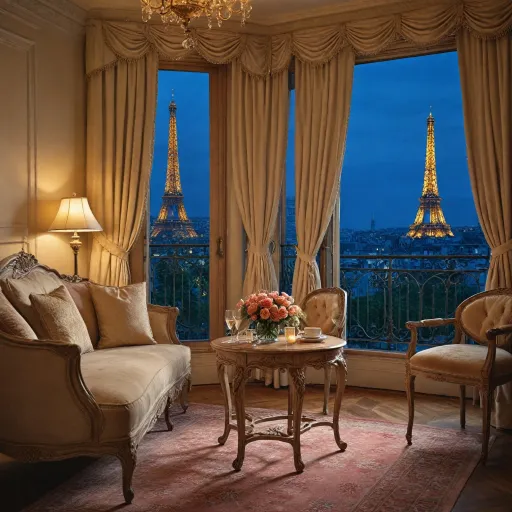 Elegant hotels in Paris with a romantic Eiffel Tower view
