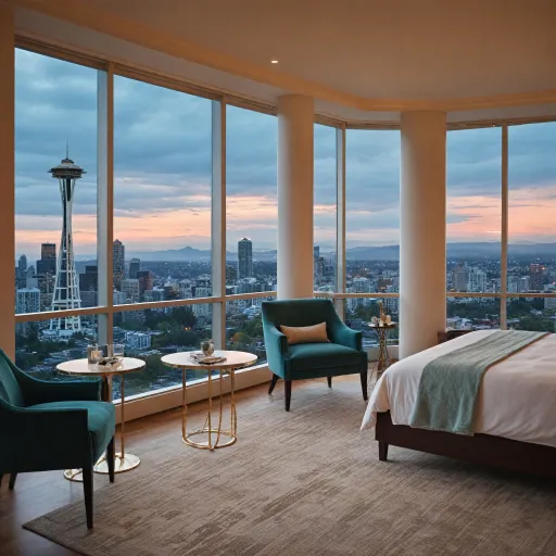 Elegant hotels with view of Space Needle for a refined Seattle stay