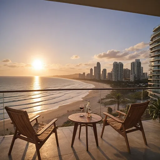 The best hotels in Surfers Paradise for balcony sunset views on the Gold Coast