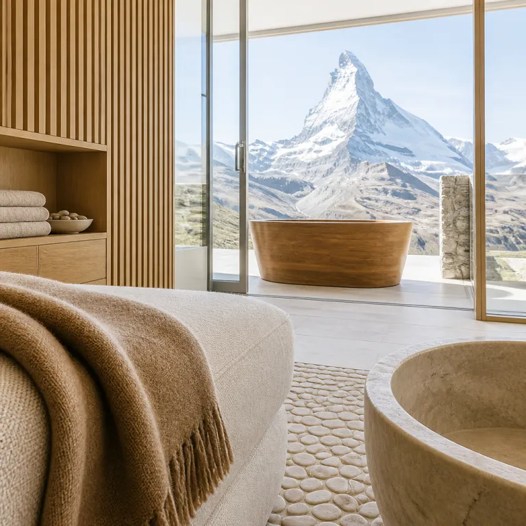 Spa serenity in Cervinia: elevated wellness stays with Matterhorn views